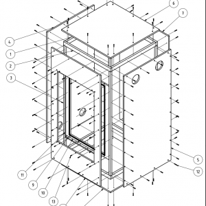 DIY Growbox 2D-Zeichnungen